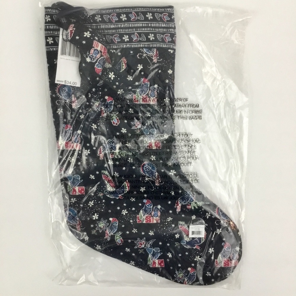 Vera Bradley Holiday Stocking and Ornament Set